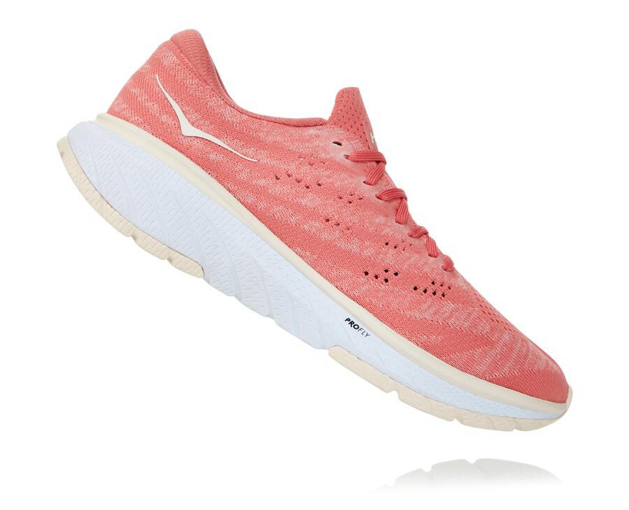 Hoka One One Vandresko Dame - Cavu 3 - Orange/Hvide - 519270FIK